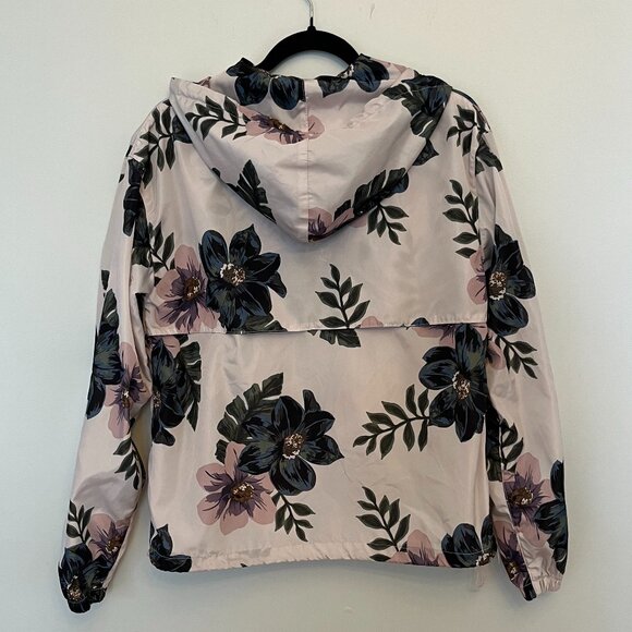 Thread & Supply 1/4 Zip Floral Windbreaker, Size XS - Picture 7 of 13